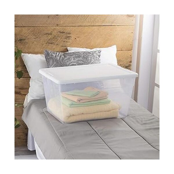 Sterilite 16598008 56 cuartos de galón Claro caja de_4