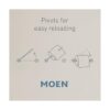 Moen DN0708BN Iso Collection Soporte de papel higiénico_2