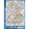 EuroGraphics Banderas del mundo Puzzle 1000 piezas_4