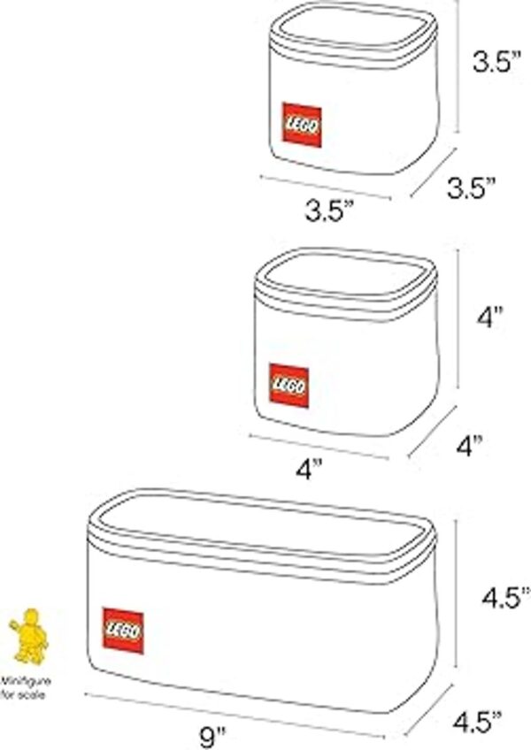 LEGO 3 Cubos organizadores para piezas de Lego_4