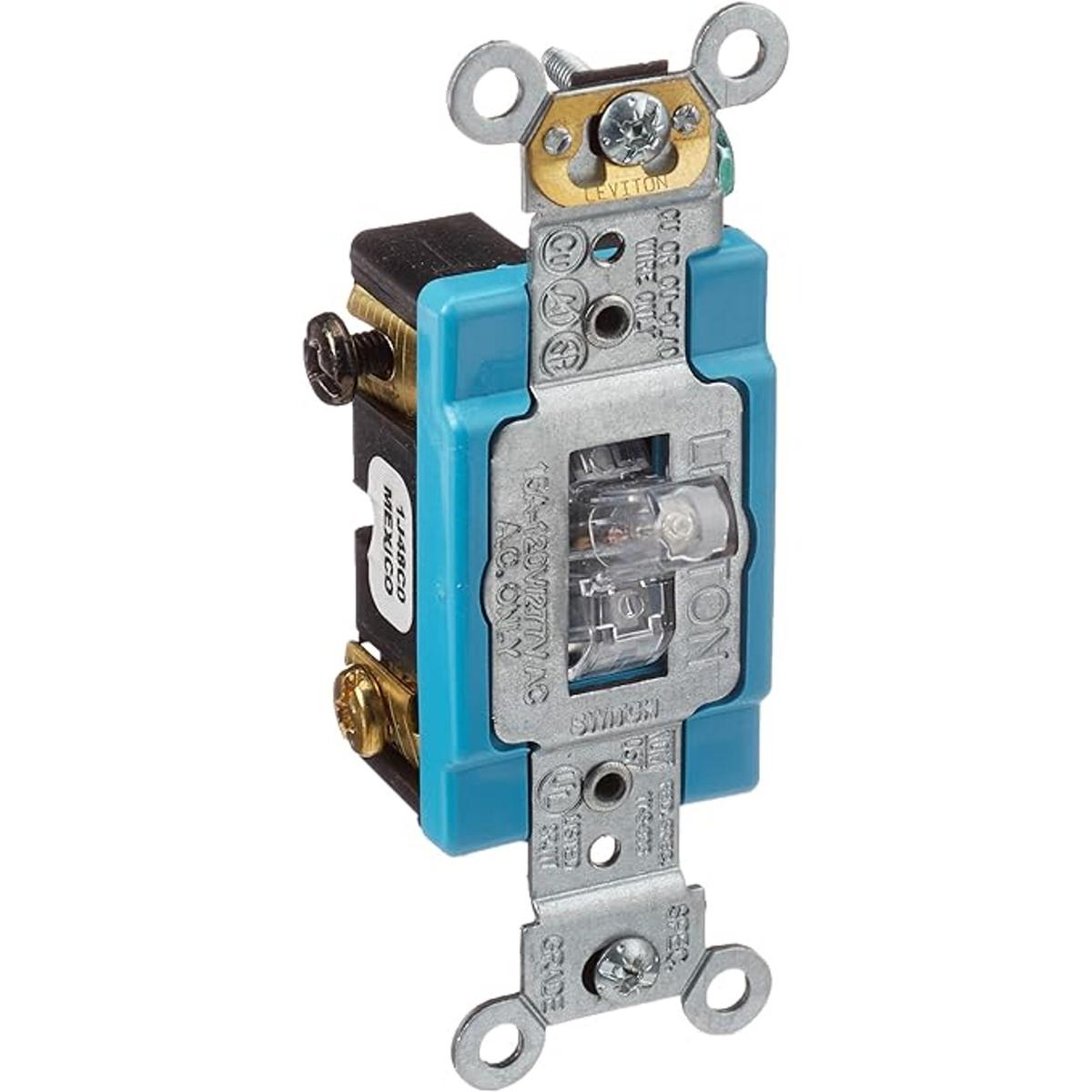 Leviton 1201PLC 15 amperios 120 voltios luz piloto de