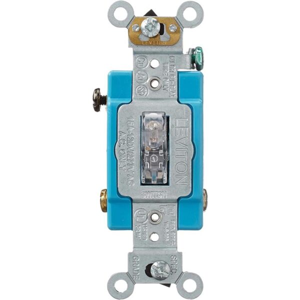 Leviton 1201PLC 15 amperios 120 voltios luz piloto de_2