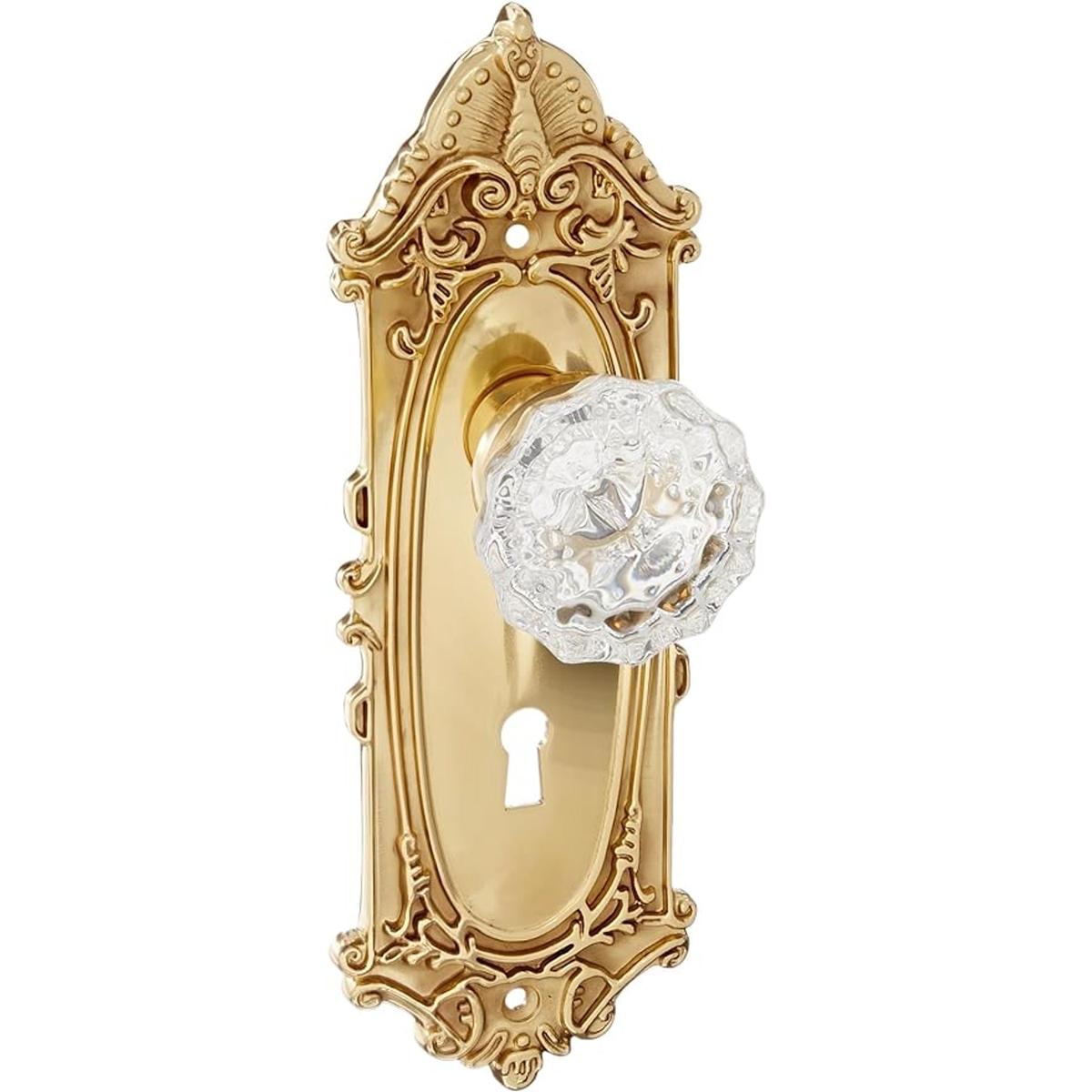 Nostalgic Warehouse Placa victoriana con perilla de