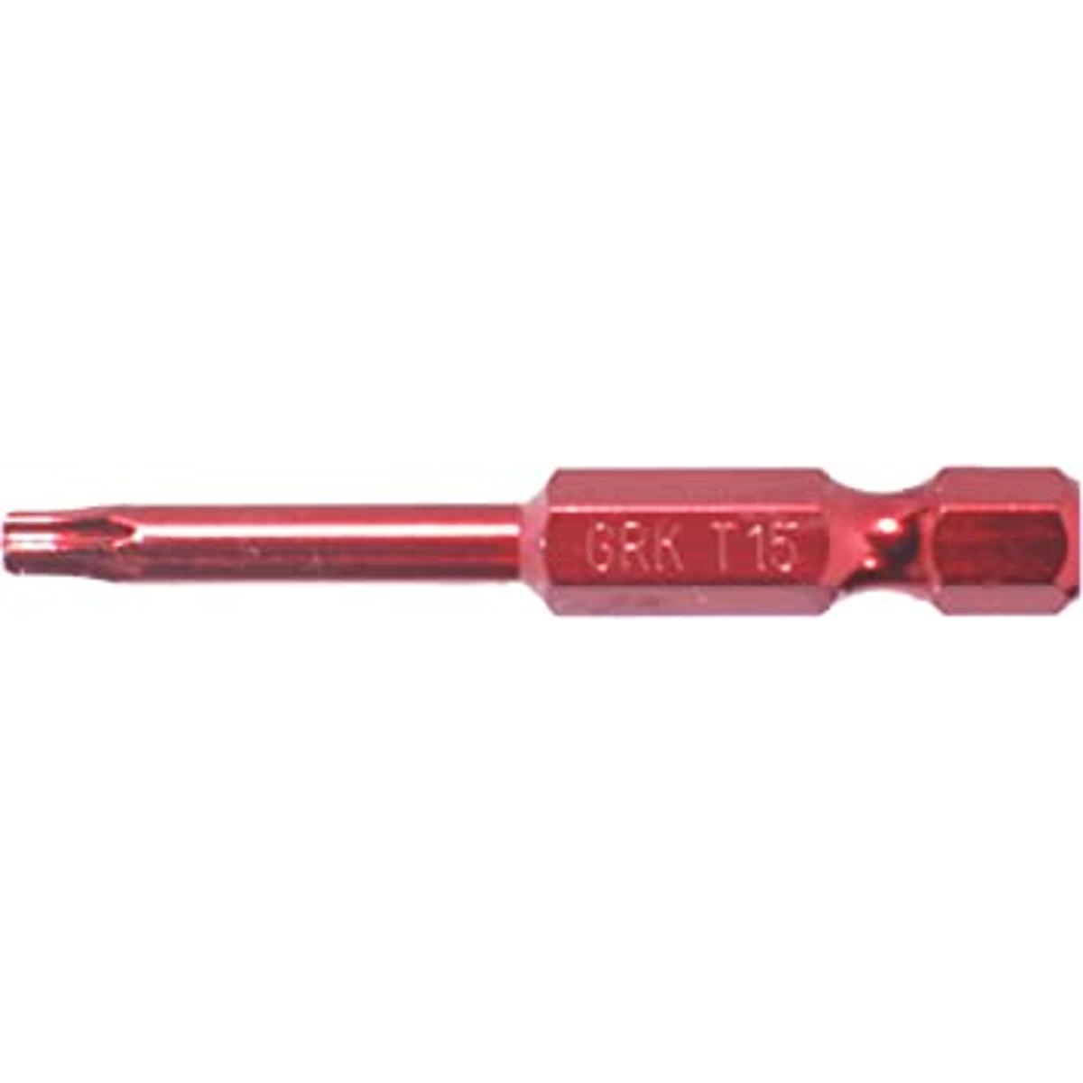 GRK 772691864277 T152Inch Bits en rojo que contiene 1 pkg