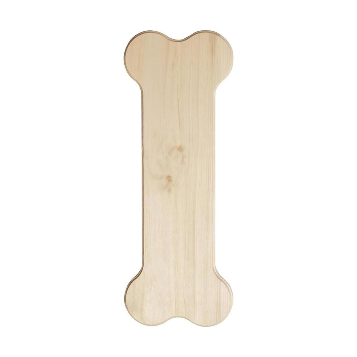Walnut Hollow Letrero de pino de hueso de perro sandalia
