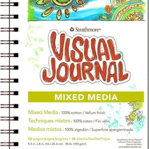 Strathmore Visual Journal Mixed Media Vellum 5.5 x 8_1