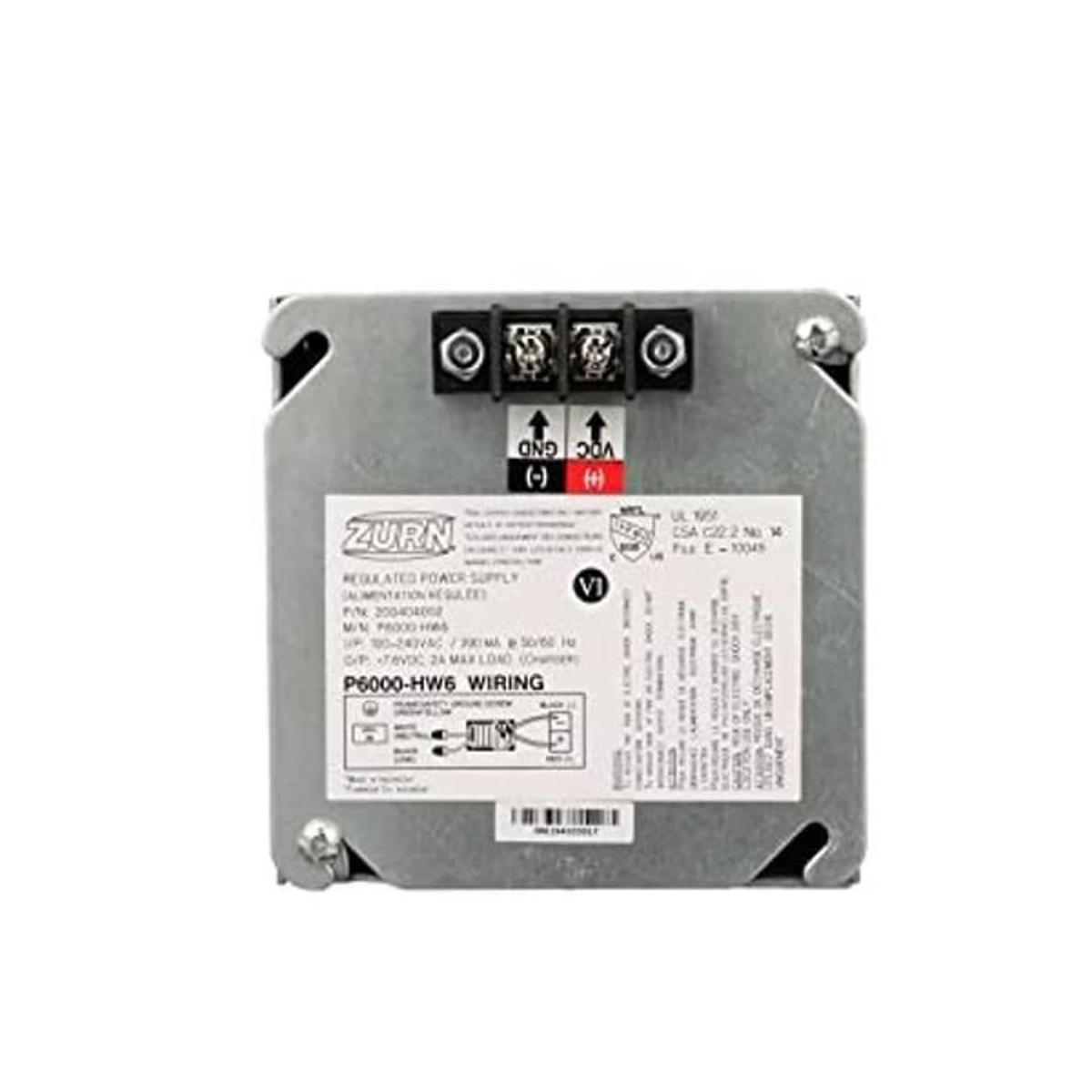 Zurn P6000HW6 Convertidor de alimentación de cable duro