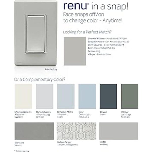 Leviton Renu incandescente Dimmer For Single Pole 3 Vías_3