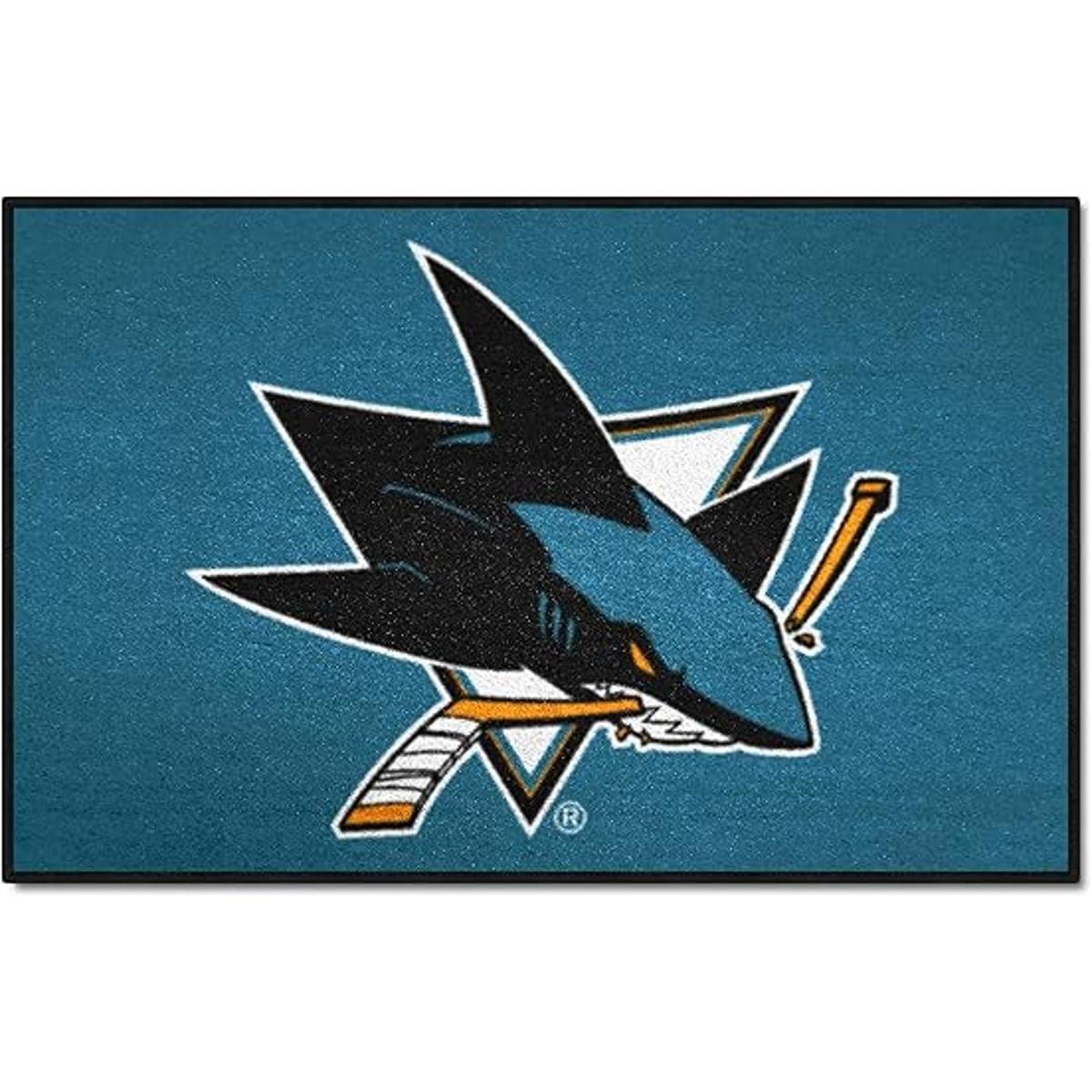 FANMATS 10667 NHL San Jose Sharks Alfombra de nailon para