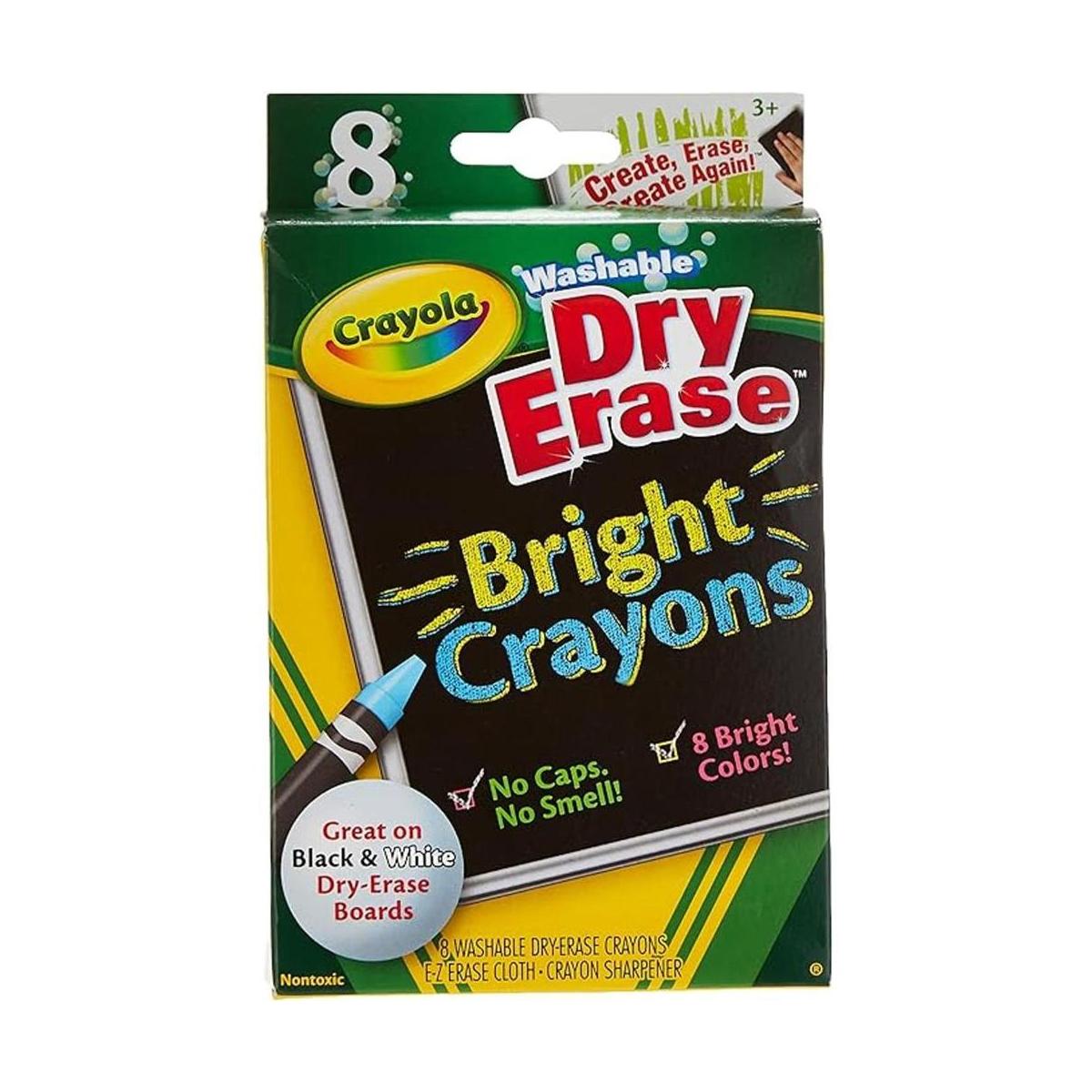 Crayola Lápices brillantes de borrado en seco 8 unidades