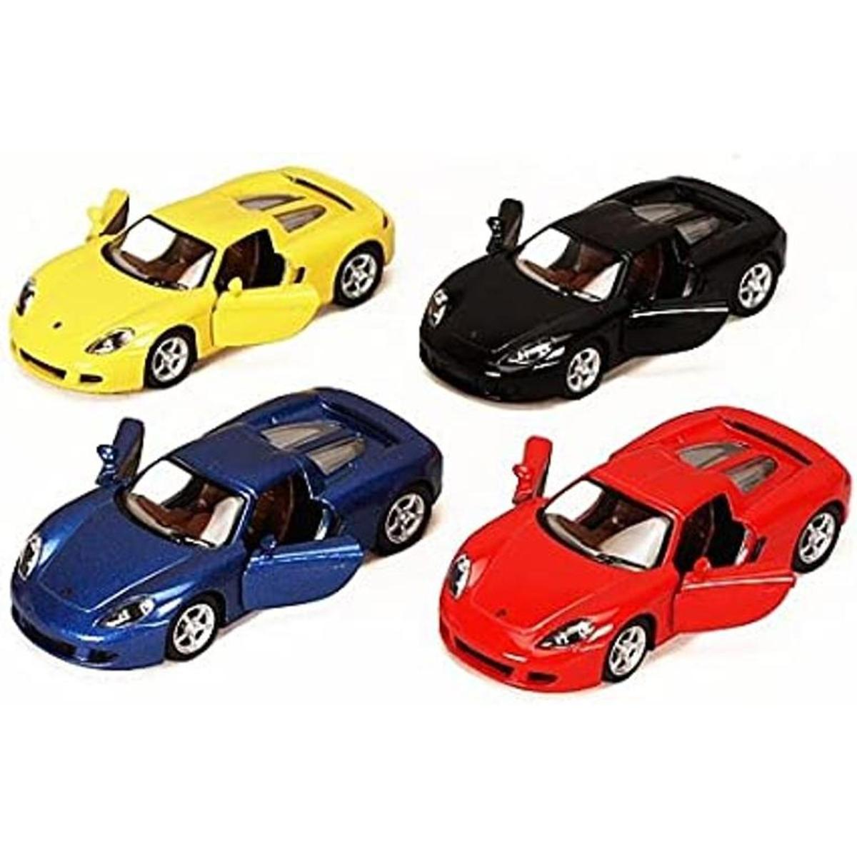 Kinsmart Porsche Carrera GT 136 Juego de 4 balanzas de