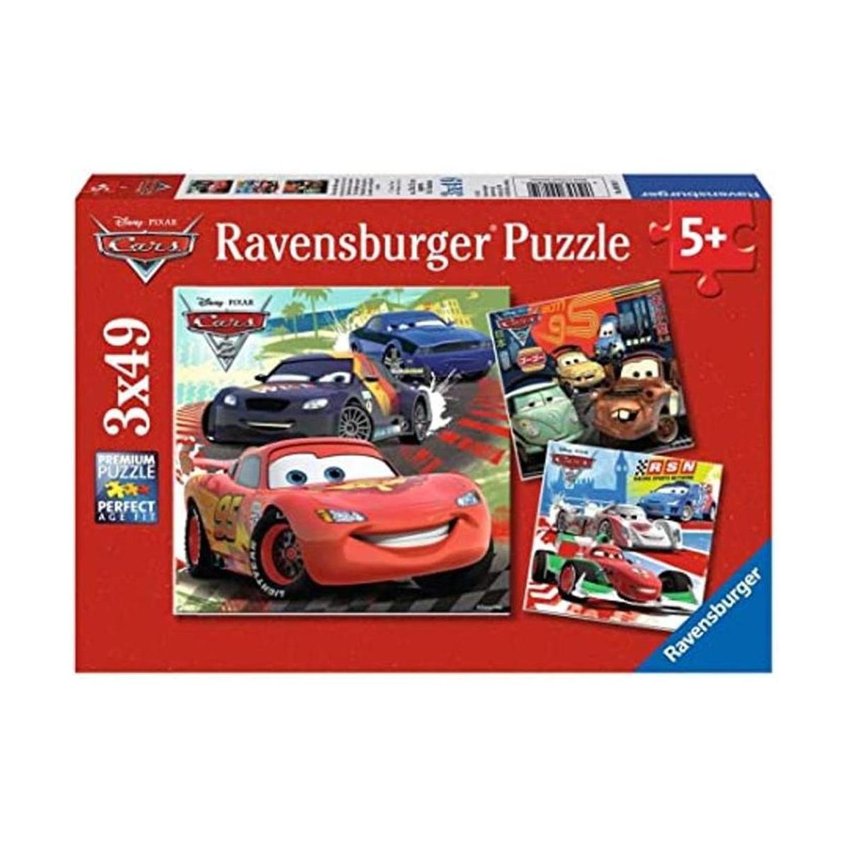 Ravensburger Disney Cars en todo el mundo Racing Fun 3 x