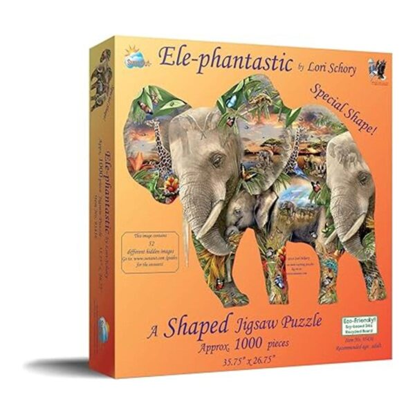 SUNSOUT INC ElePhantastic 1000 pc Jigsaw Puzzle_2