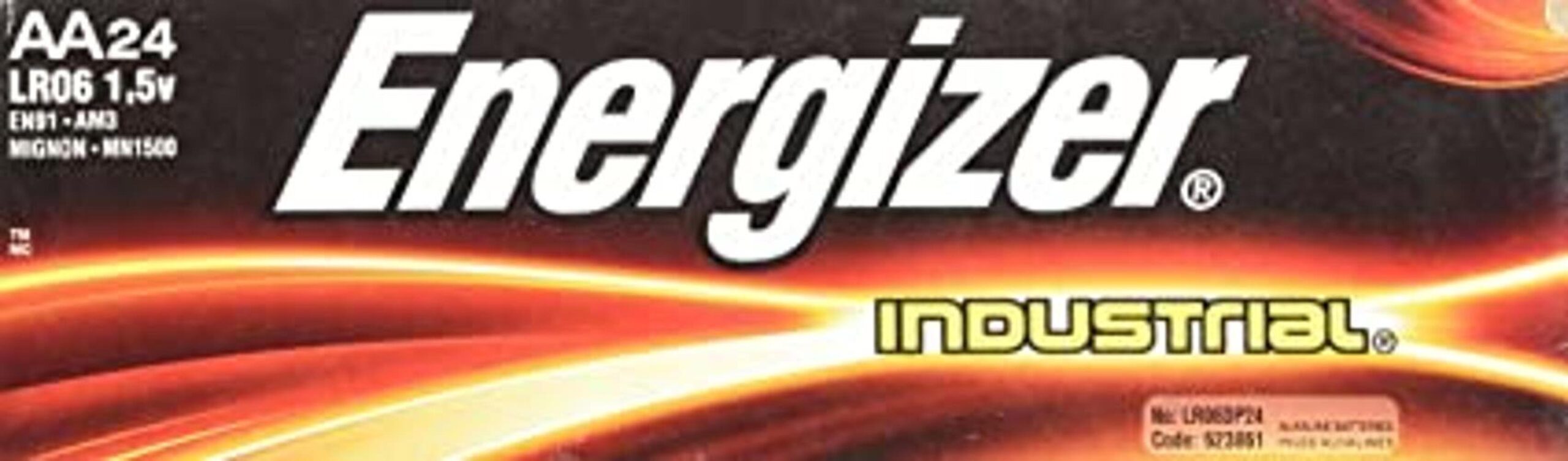 Energizer Paquete de 24 baterías industriales alcalinas AA