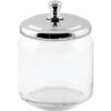 iDesign York Tarro de cristal para tocador de baño para_1