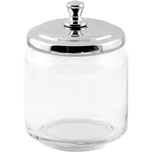 iDesign York Tarro de cristal para tocador de baño para_1