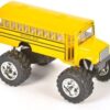 RI Novedad Diecast Metal Escuela Bus Big Wheel Monster_4