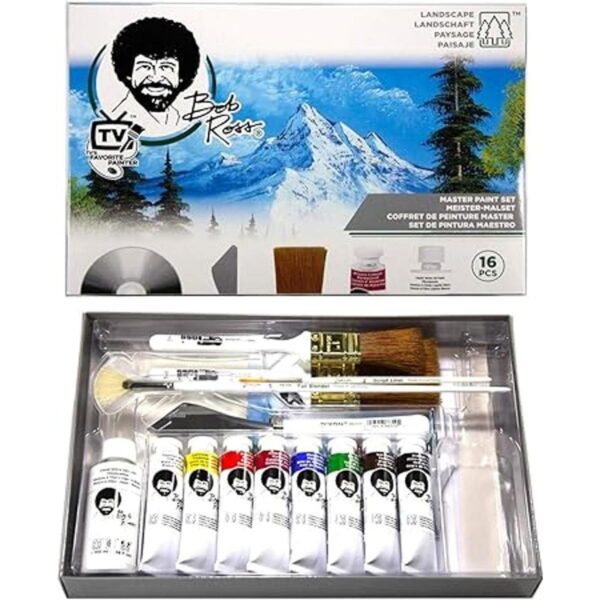 Master Artist Juego de pintura al óleo con estuche de_3
