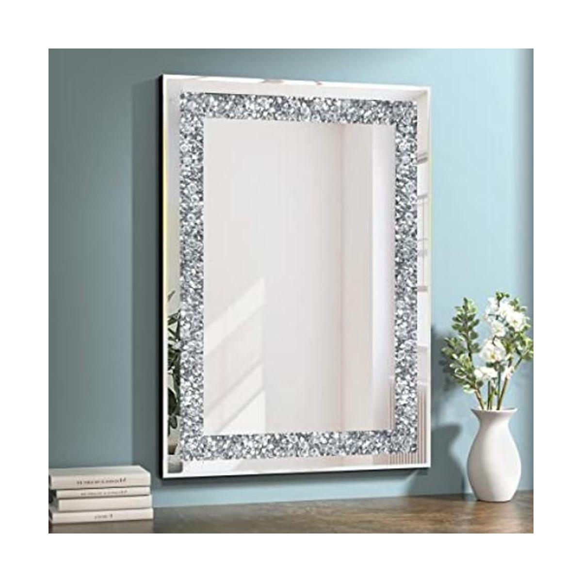 Espejo decorativo de cristal de 23.6 x 35.4 pulgadas