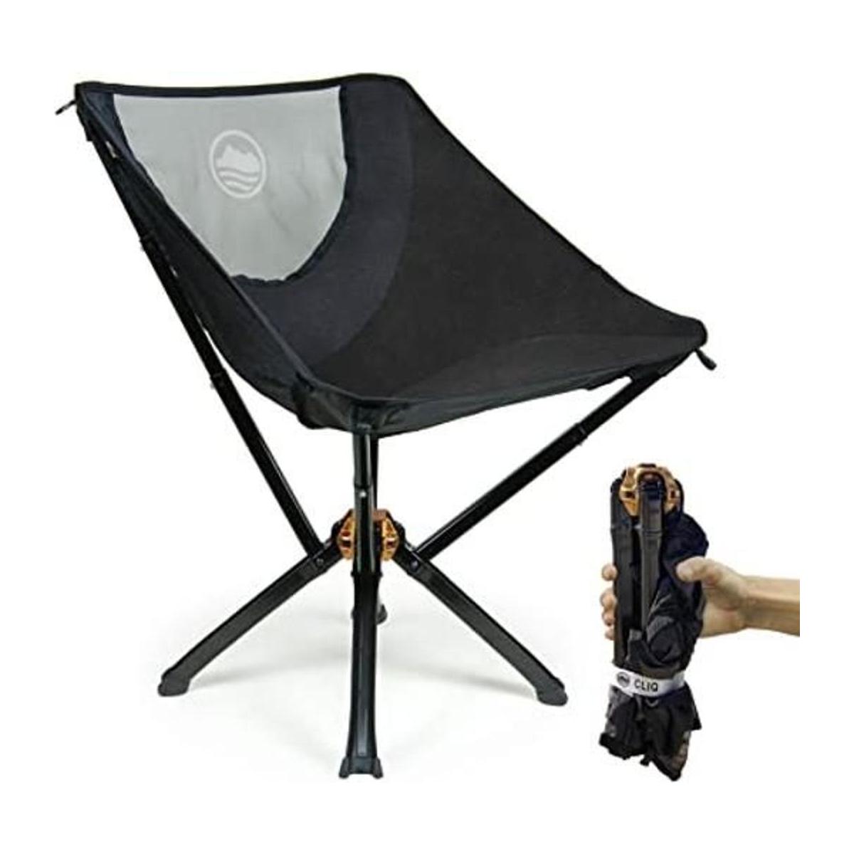 CLIQ Silla portátil de campamento compacta del tamaño