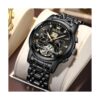 OLEVS Watches Men Self Winding Skeleton Watch for Men No_3