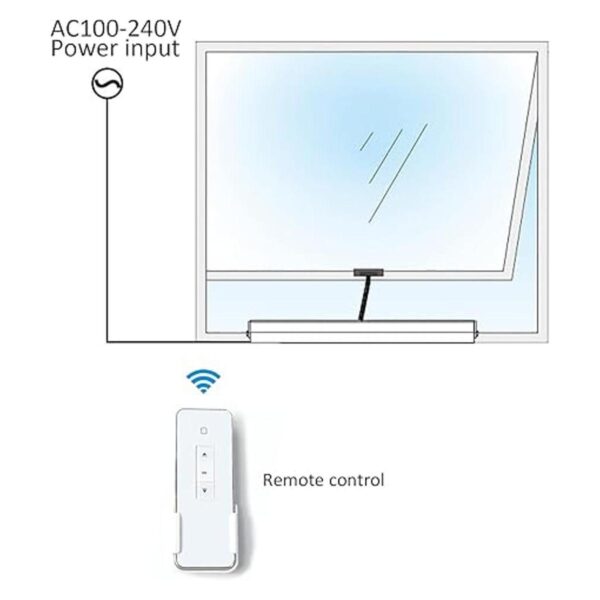 Olideauto Abridor eléctrico de ventana de una sola cadena_5