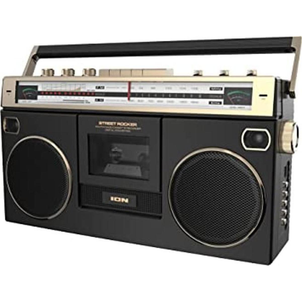 Ion Audio 1980S Grabadora portátil con Bluetooth Boombox