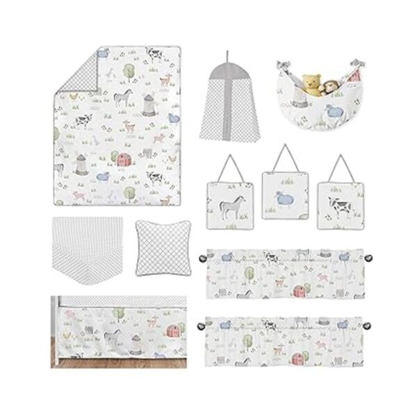 Sweet Jojo Designs Juego de ropa de cama para cuna 11_2
