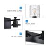 MELUCEE Luces de tocador de baño negras mate de 4 luces_3