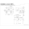 Kingston Brass KS3607PX 4 pulg. grifo de baño central_5