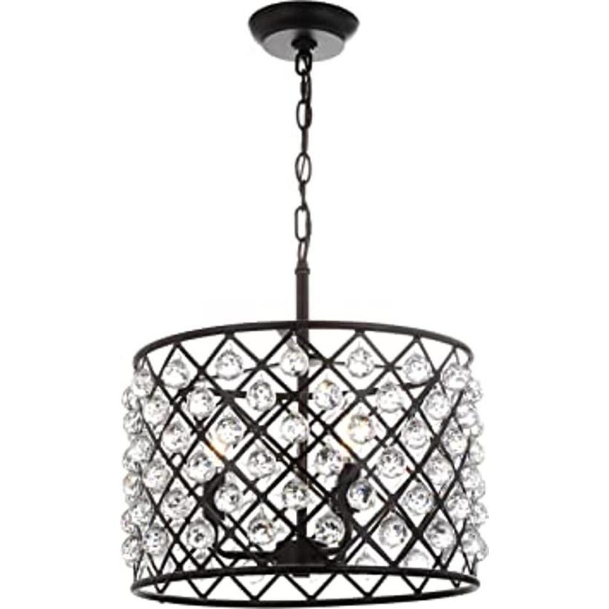 JONATHAN Y JYL9026A Gabrielle Colgante LED de cristal y