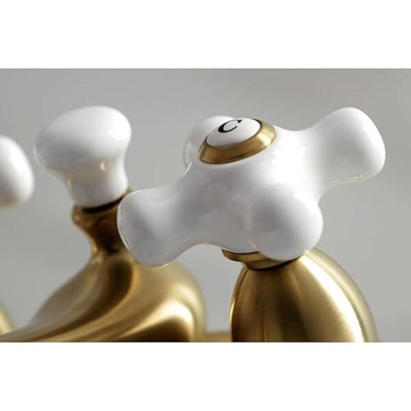Kingston Brass KS3607PX 4 pulg. grifo de baño central_2
