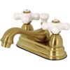 Kingston Brass KS3607PX 4 pulg. grifo de baño central_1