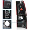 AmeriLite Para GMC Sierra 9902 Chevy Silverado Pickup_6