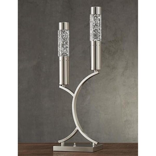Homelegance Lámpara de mesa decorativa con 3 luces_2
