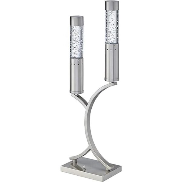 Homelegance Lámpara de mesa decorativa con 3 luces_1