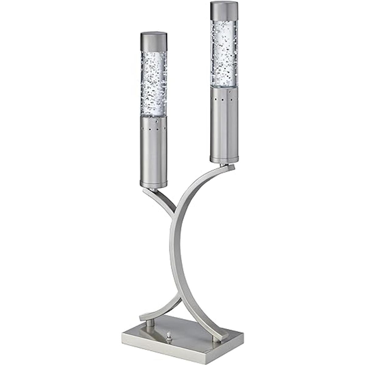 Homelegance Lámpara de mesa decorativa con 3 luces