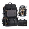 TARION Mochila de cámara Pro 2 bolsas en 1 grande con_1