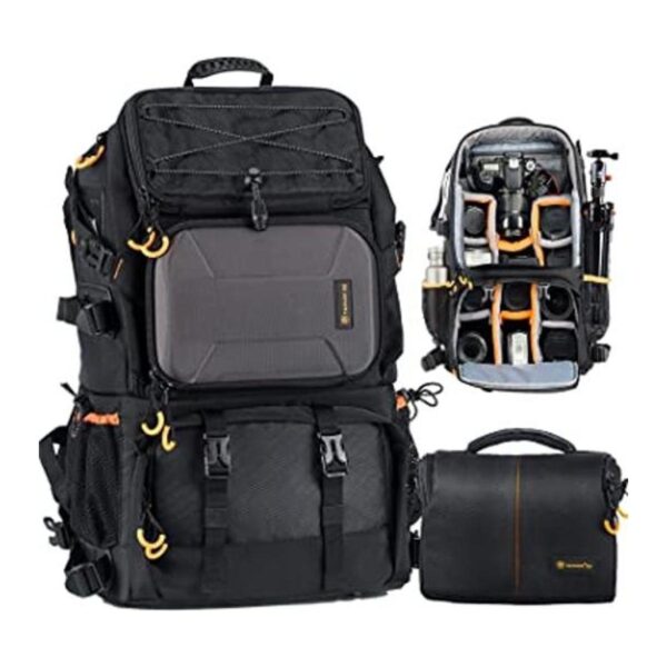 TARION Mochila de cámara Pro 2 bolsas en 1 grande con_1