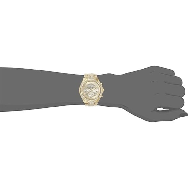 GUESS Reloj deportivo dorado brillante_2