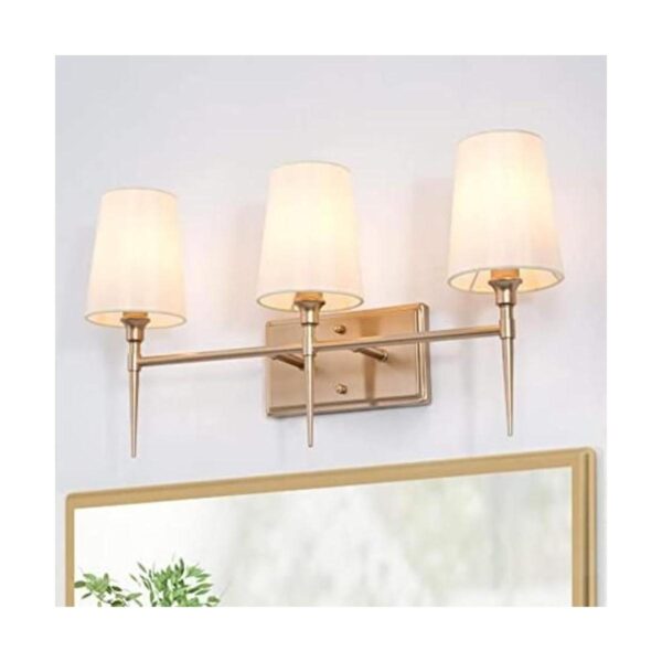 Lámparas de baño 3 luces doradas de tocador modernas_1