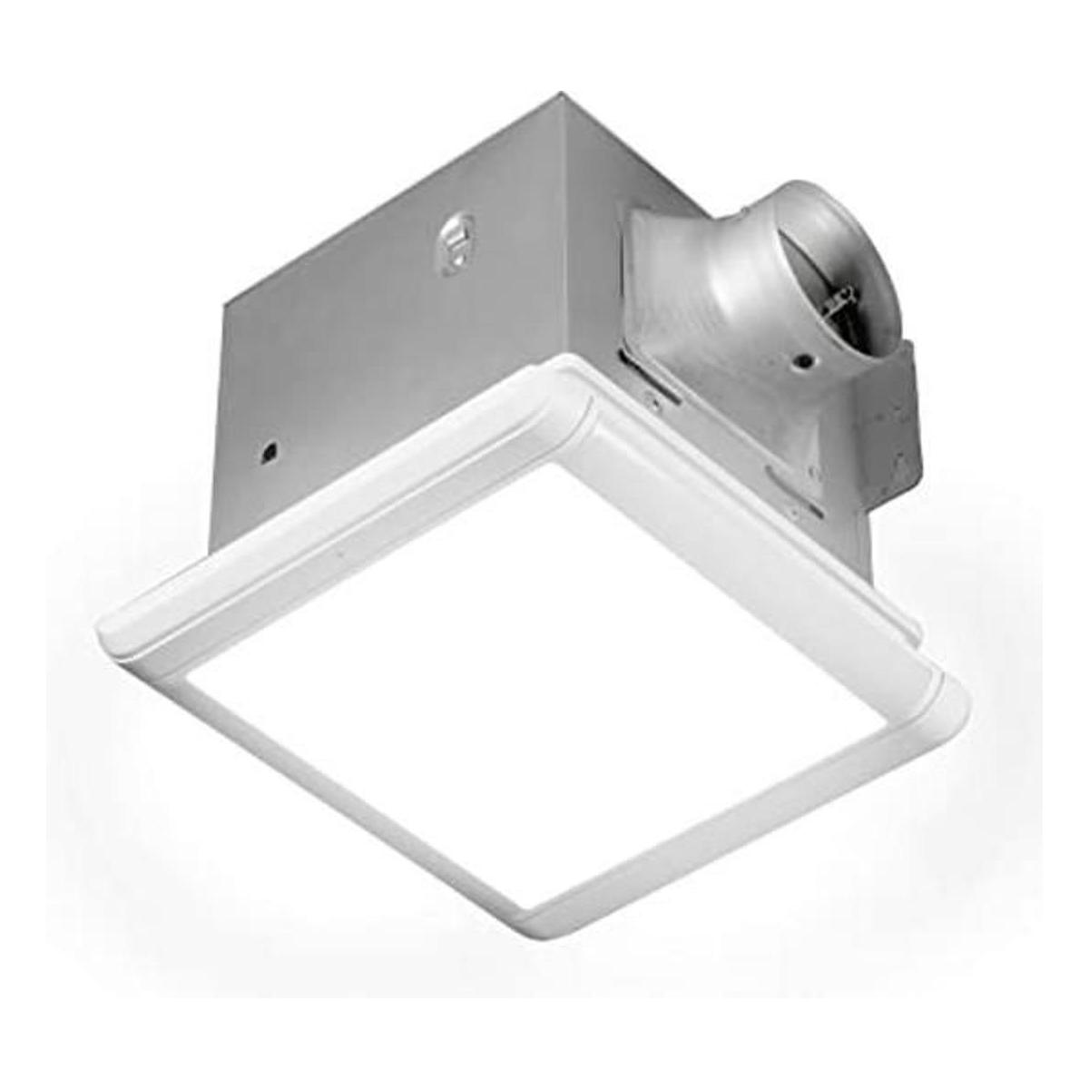 Homewerks Ventilador de baño integrado con luz LED