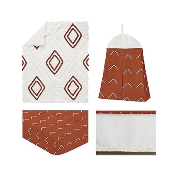 Sweet Jojo Designs Juego de ropa de cama para cuna de bebé_2
