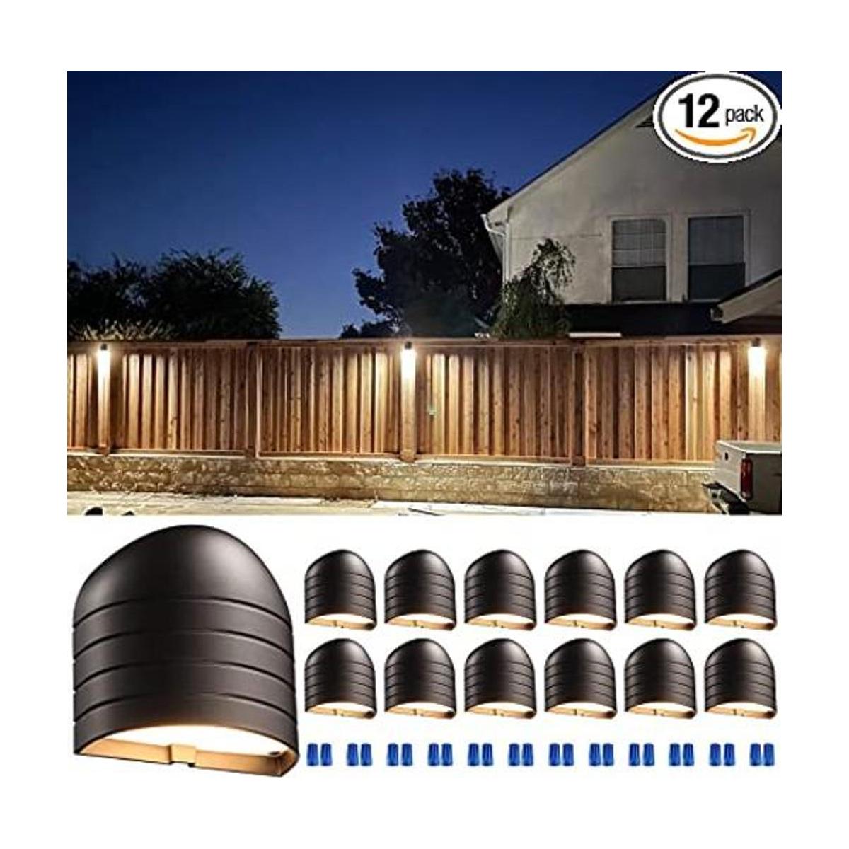 LEONLITE Paquete de 12 luces LED de bajo voltaje 250