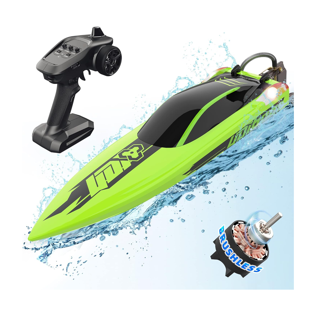 Cheerwing Barcos de carreras RC grandes barco de control