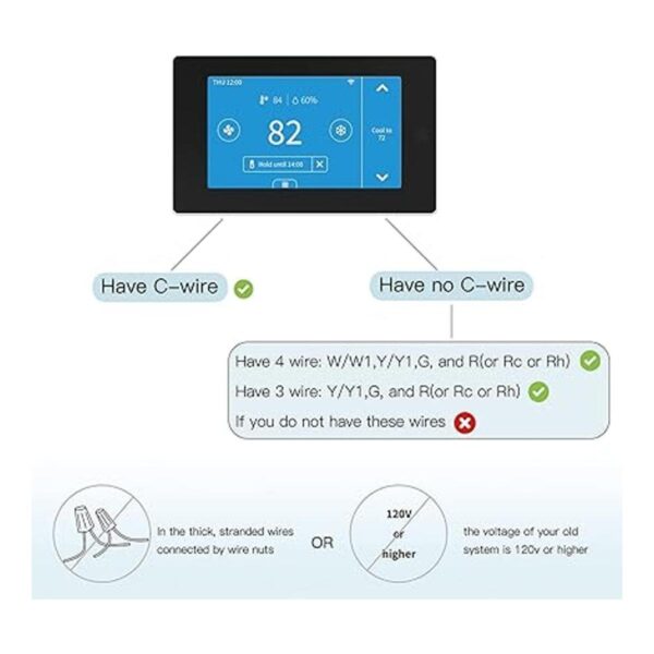 MoesGo Termostato inteligente WiFi programable para el_2
