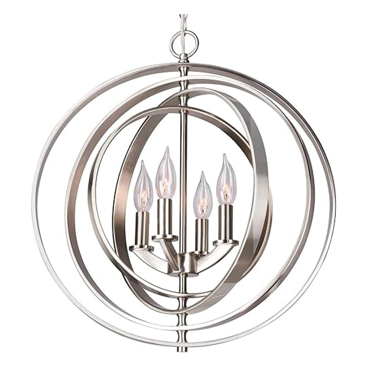 Kira Home Orbits Candelabro moderno de esferaorbe de 21