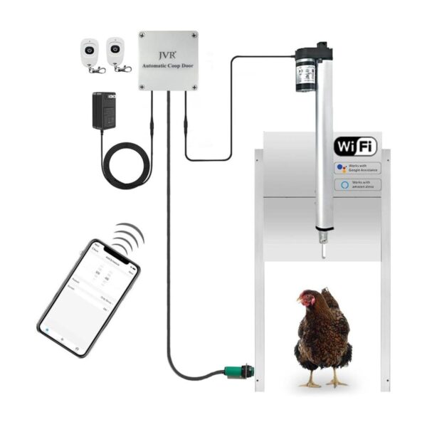 JVR Abridor automático de WiFi inteligente de 2.4 GHz con