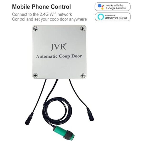 JVR Abridor automático de WiFi inteligente de 2.4 GHz con