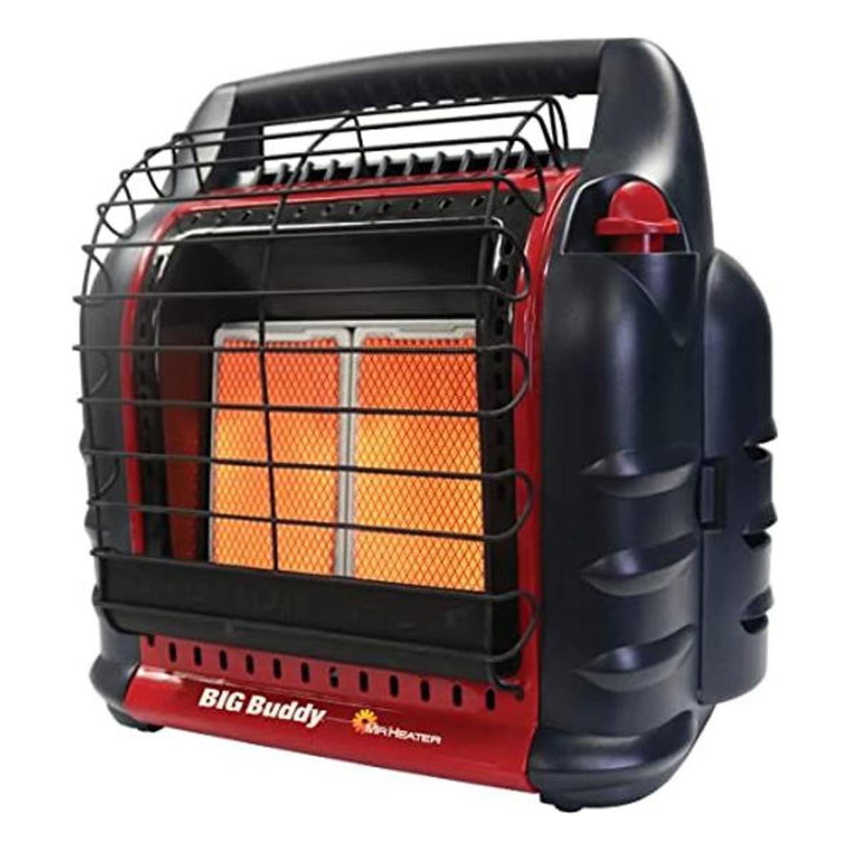 Calentador de propano portátil Big Buddy de 18000 BTU